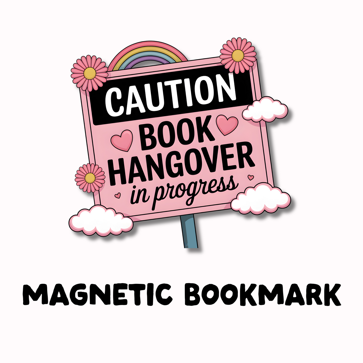 Book Hangover in Progress Magnetic Bookmark