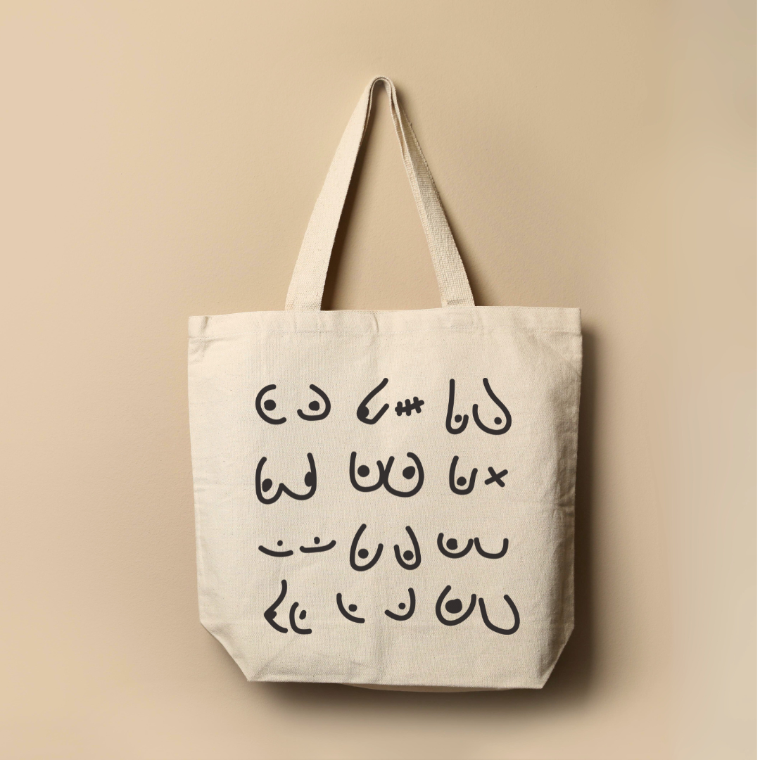 Boob Representation Tote Bag