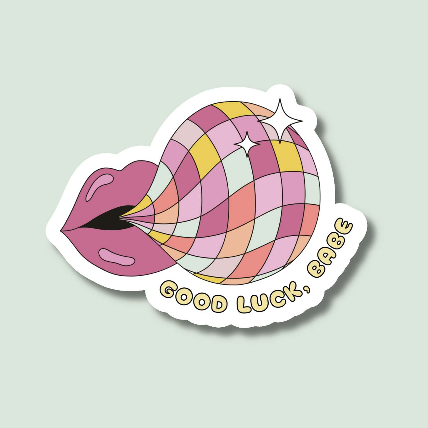 Good Luck, Babe Sticker