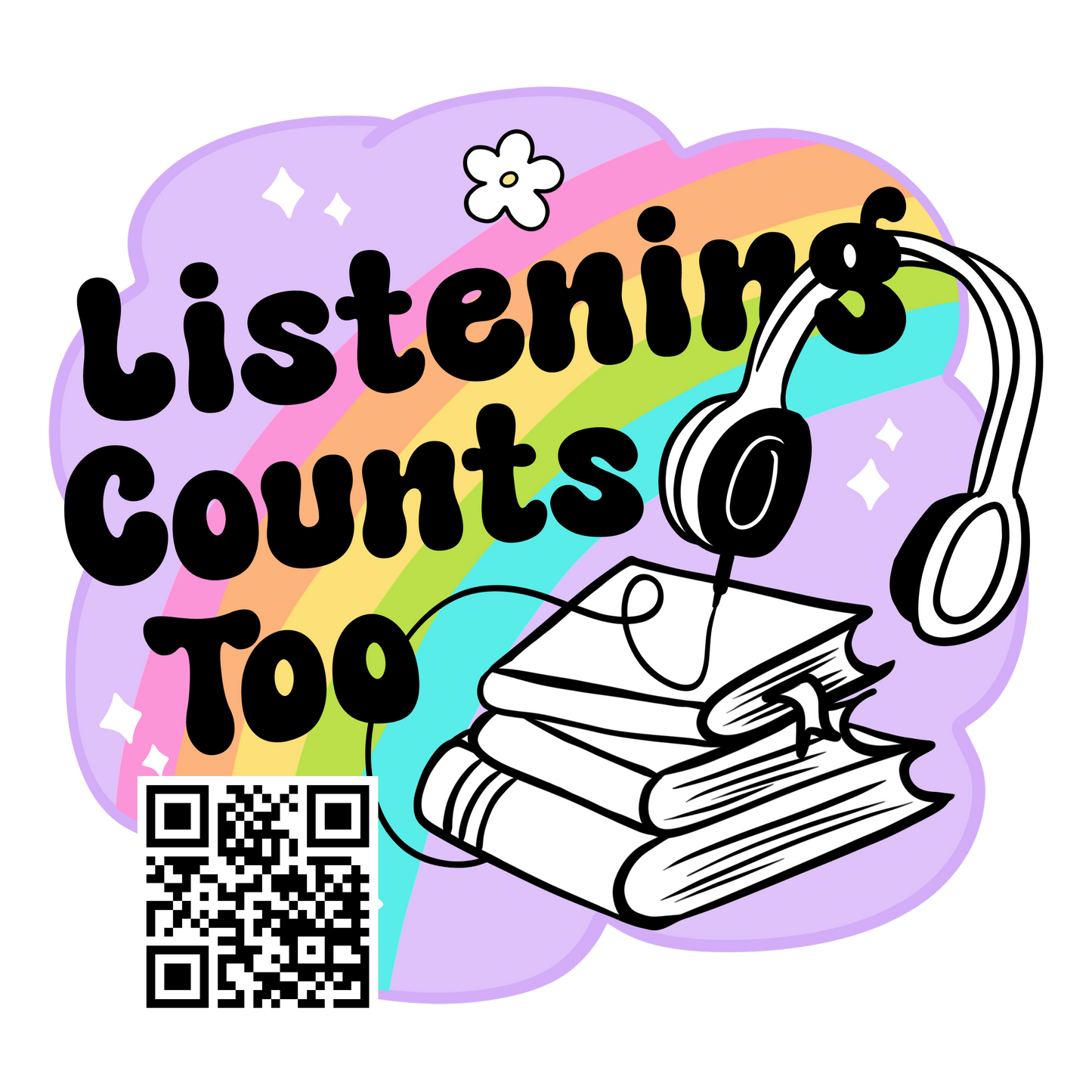 Custom Libro.fm QR Code Sticker