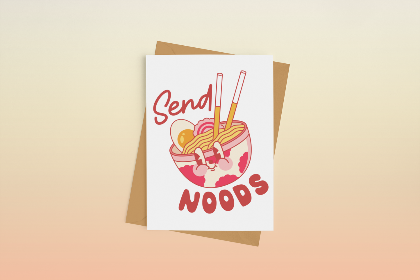 Send Noods Sassy Noodle Love Greeting Card