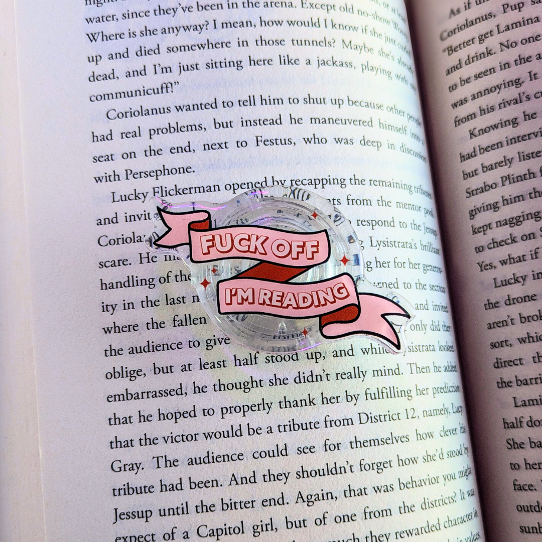 Fuck Off I'm Reading Phone Grip
