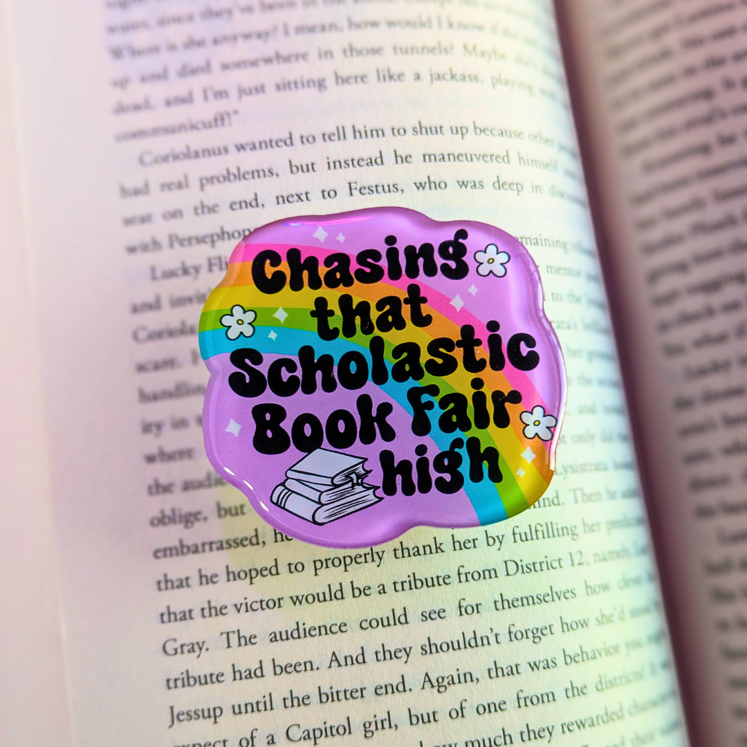 Chasing That Scholastic Book Fair High Phone Grip