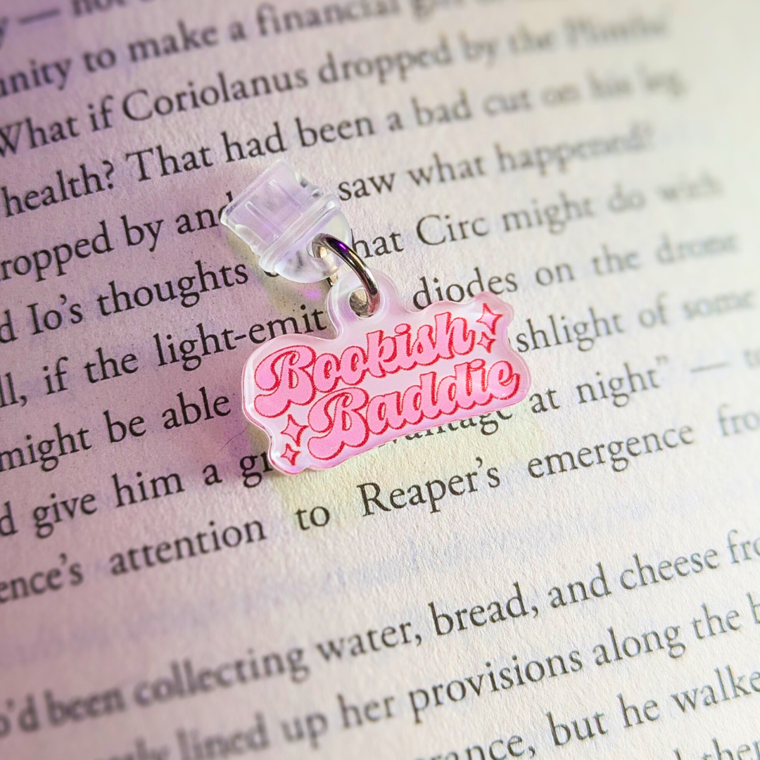 Bookish Baddie Plug Charm