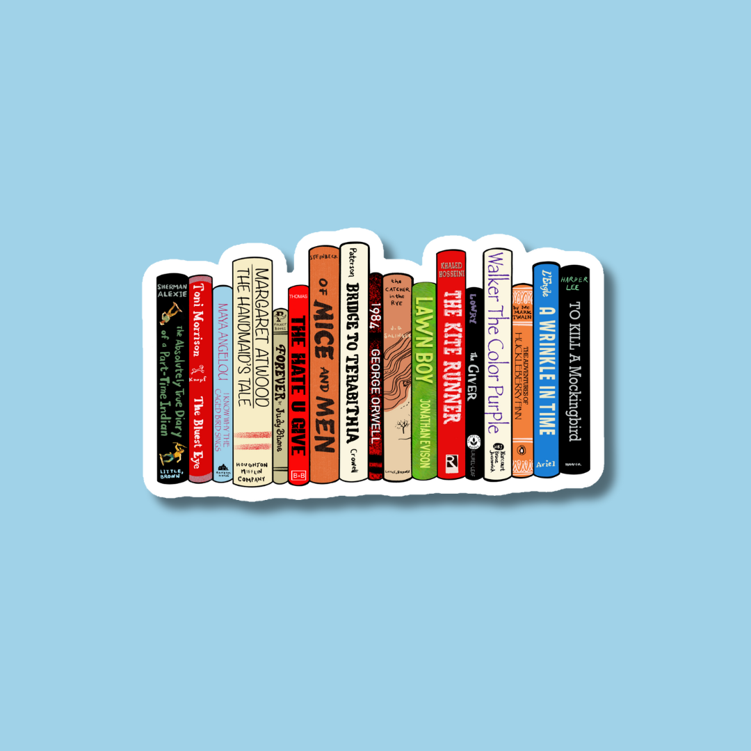 Banned Books Bookshelf UPDATED