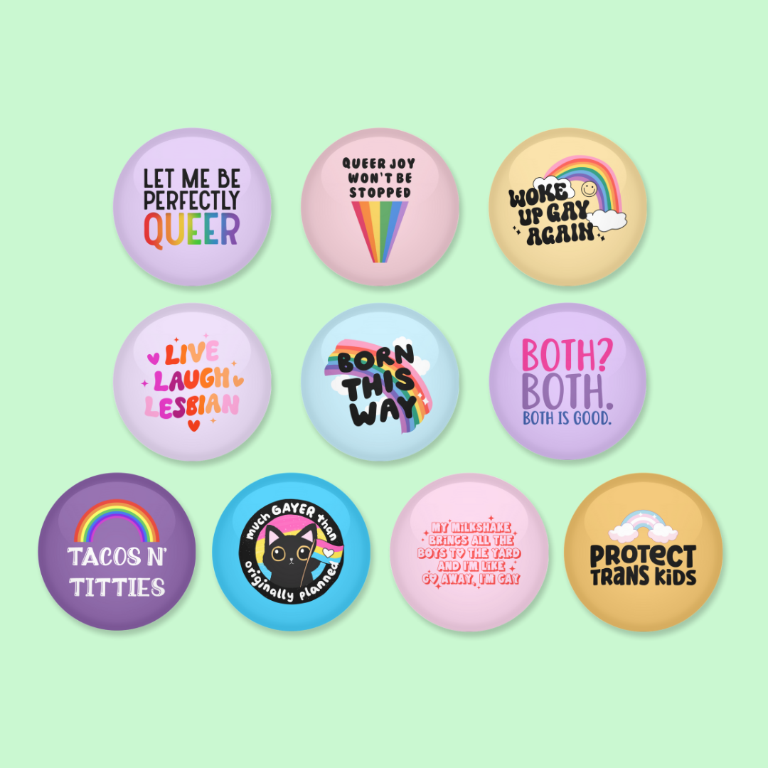 LGBTQ+ Pride Pin Set