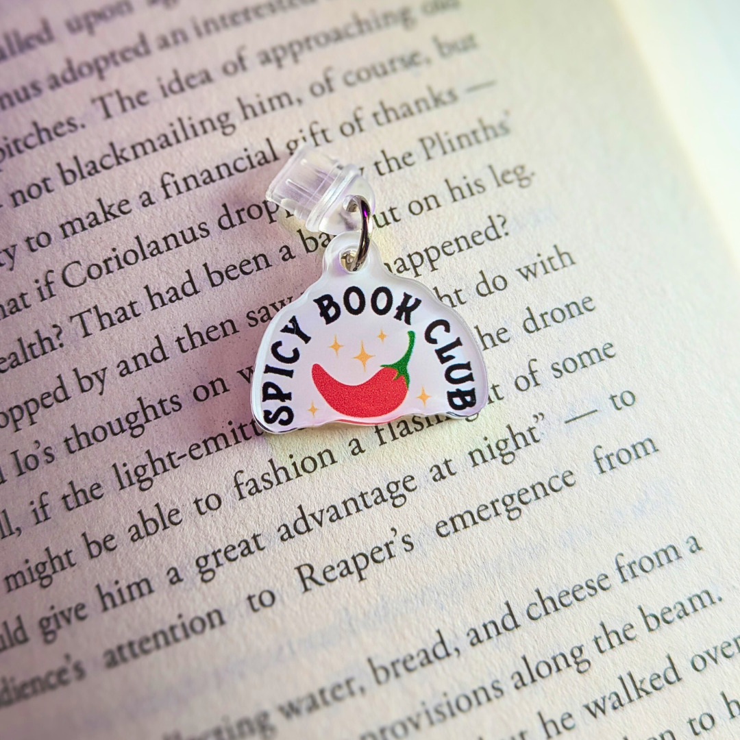 Spicy Book Club Plug Charm