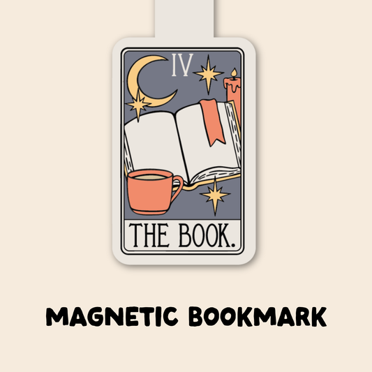 The Book Alternative Tarot Card Magnetic Bookmark