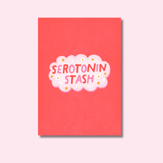 Serotonin Stash Reusable Sticker Book
