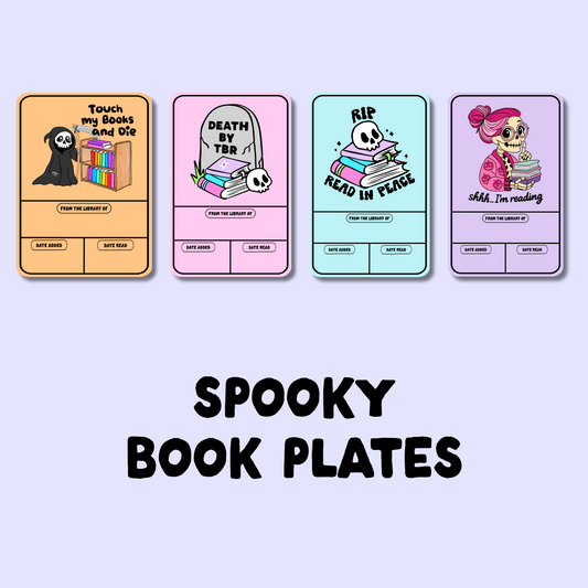 Spooky Book Plates