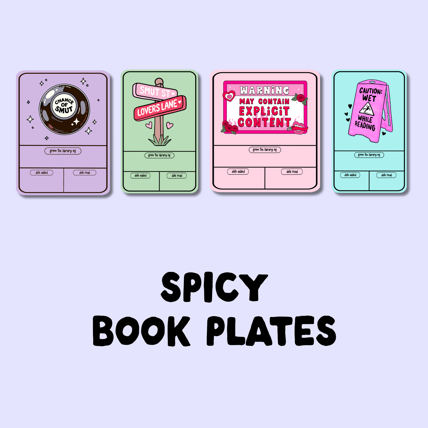 Spicy Book Plates