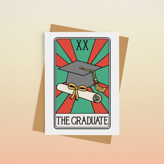 The Graduate Tarot Card Greeting Card