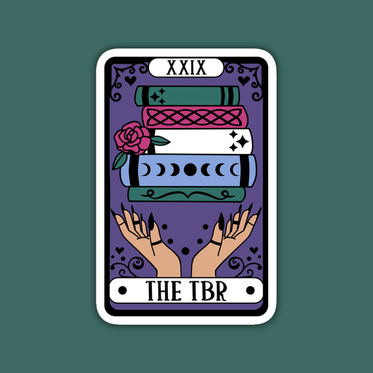 TBR Alternative Tarot Reader Book Sticker