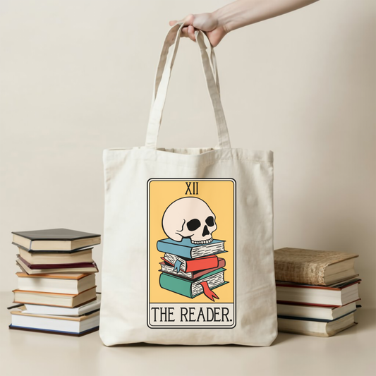The Reader Alternative Tarot Card Tote Bag