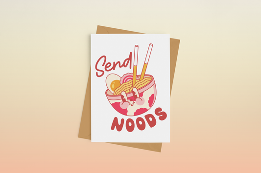 Send Noods Sassy Noodle Love Greeting Card