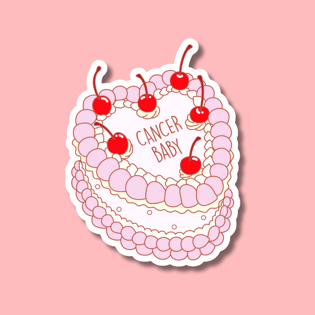Cancer Baby Sticker