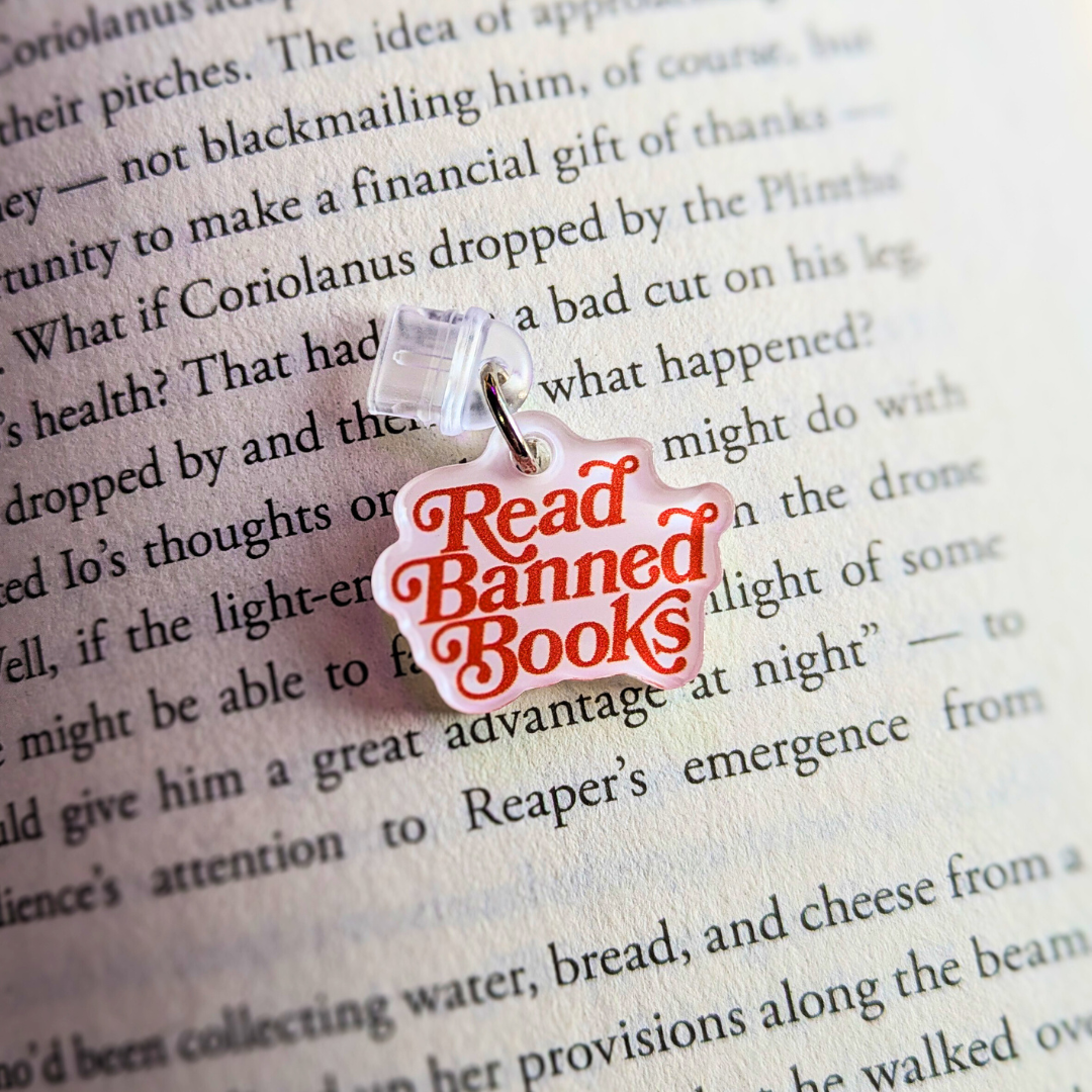 Read Banned Books Plug Charm