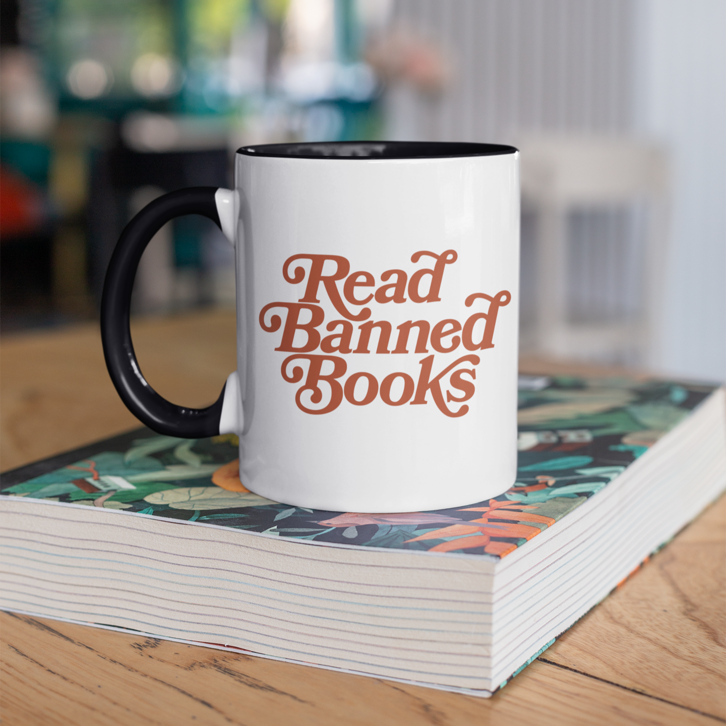 Read Banned Books Coffee Mug
