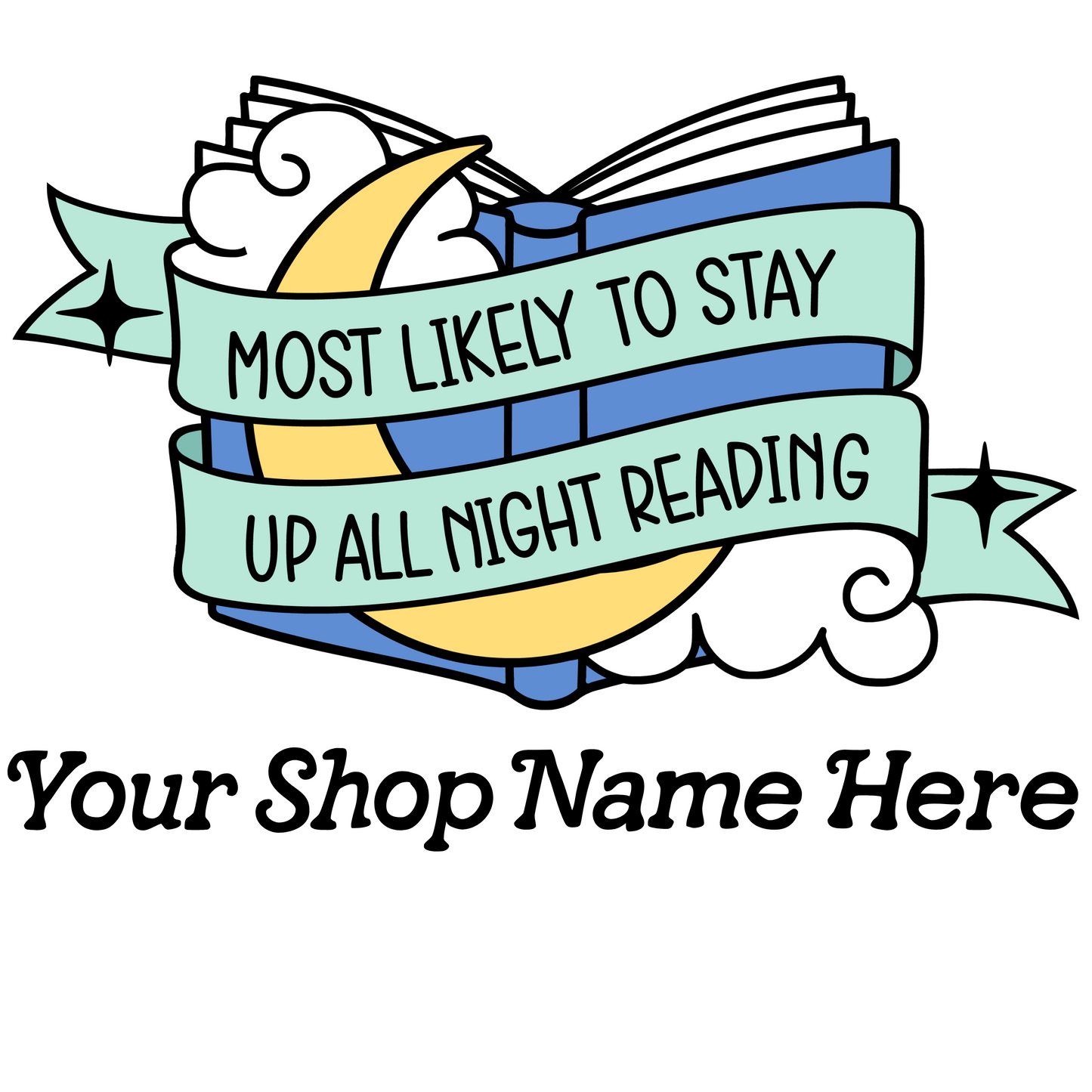 "Most Likely To" Bookish Name-Drop Sticker Set