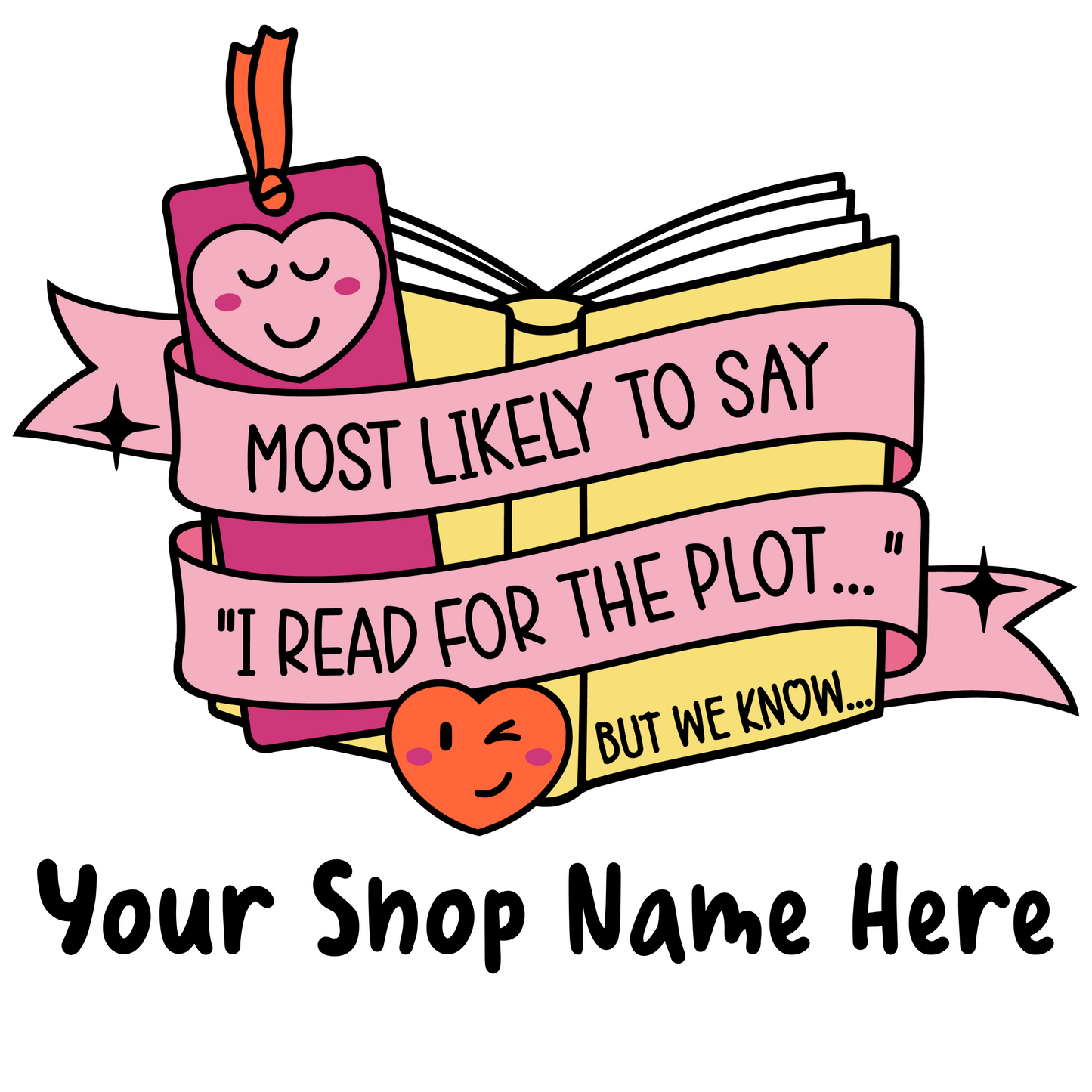 "Most Likely To" Romance Name-Drop Sticker Set