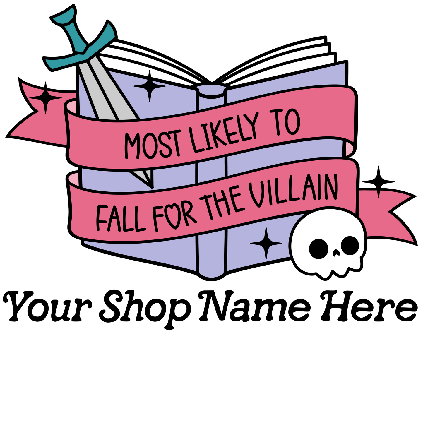 "Most Likely To" Romance Name-Drop Sticker Set